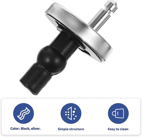 Sturdy Right Angle Toilet Seat Hinge Fixings Quick Release Hinges Fittings Rubber Fix Blind Hole Expanding Cover Bracket
