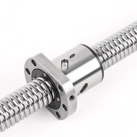 Smooth And Durable Ball Screw End Machined Kit With SFU2510 Ball Nut For Precise Linear Motion, heat treated steel