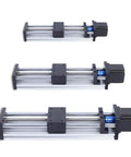 High Precision Ball Screw Linear Rail Slide Table With Nema23 Motor, 100Mm 200Mm Or 300Mm Travel, Smooth Low Friction Motion for CNC