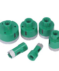 Grab This Pro FTVOGUE Hole Saw Set M14 Drill Bit Kit For Glass And Tile With A Tough Coating For Smooth, Clean Cuts On Marble And Stone Tiles Perfect For Fast Repairs And DIY Home Projects That Need Serious Grit. six M14 diamond hole saw bits for glass, tile, marble