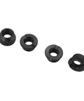 Super Tough Beefed Up Low Profile Grip Screw Bushings For Beretta 92 And Taurus Pt92 Precision Machined Solid Stainless Steel Pistol Replacement Hardware Four Pack Black components displayed, highlighting black stainless steel finish and meticulous design.