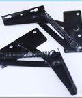Heavy Duty Furniture Spring Hinges 80 Degree Lift Brackets Built Like A Tank Rock Solid Steel on white background.