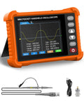 Handheld Oscilloscope With Probe Kit, Portable Pro Grade Lab Scope For Cars with 2.8 Inch TFT Screen and accessories shown