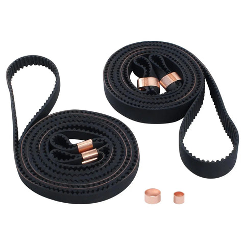 X And Y Axis Timing Belt Kit For Kobra 3 Max 3D Printer strong rubber drive belts, 2-piece set with copper sleeves
