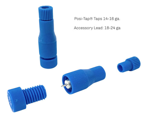 Line Taps For 14-16 Gauge Wires, Pack Of 15, Tool Free Hand Install, No Crimping Needed, Insulated, Vibration Proof, Blue Connectors