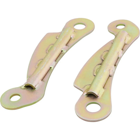 Pair of Spindle Savers For 1979 And Up GM Metric Spindles IMCA Approved Heavy Duty Reinforcement For Steering Arm in metal finish