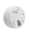 Side view of Battery Powered Carbon Monoxide Alarm With Wireless Interconnection And Voice And Location Alerts, Quick Silence Button
