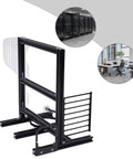 Open Air PC Case Frame For DIY Builds, Space Saving Design With Rapid Heat Dissipation Black in a creative rig setup
