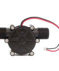 Front view of Portable Micro Hydro Water Generator For 12V DC Charging And 10W Powering Tools And LED Lights Off Grid Outdoor Power Turbine