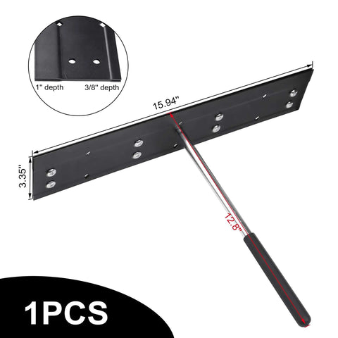 Heavy Duty 16 Inch Sheet Metal Folding Tool With Dual Depth Three Eighths And One Inch Bends, steel bender with PVC handle