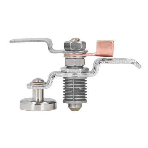 Heavy Duty Magnetic Welding Ground Clamp With Super Strong Magnetism secure hold and conductive rod design for steel workpieces.