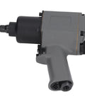 Pro Grade 1/2 Inch Air Impact Wrench Heavy Duty Pneumatic Impact Gun 850Nm High Torque 7500 RPM side view showing handle and socket.