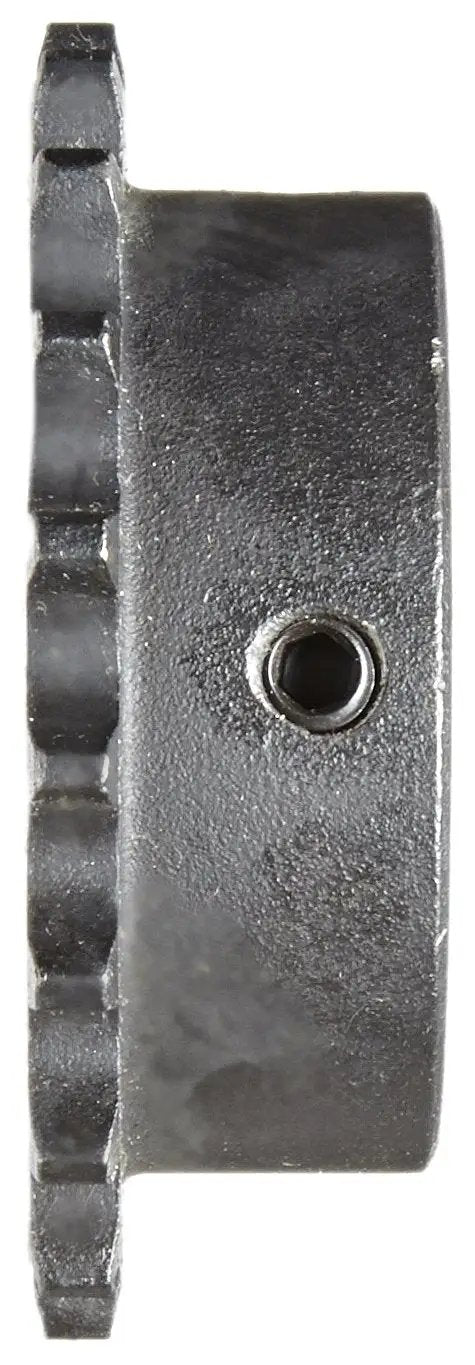 Side view of Heavy Duty Roller Chain Sprocket With Hardened Teeth Type BS For Series 35 Chain, showing bore and setscrew detail.