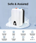 Compact 1.6 Gallon Electric Under Sink Water Heater Boasting Quick Turn Heating And Sleek Temp Adjustments For Smooth Instant Hot Water On Tap At Home Or Office Zero Hassle Rig showing safety features and controls.