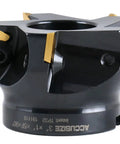 3 Inch Indexable Face Milling Cutter with 90 Degree Positive Rake, Right Hand Cut, Includes 5 TPG322 Inserts, 1 Inch Bore