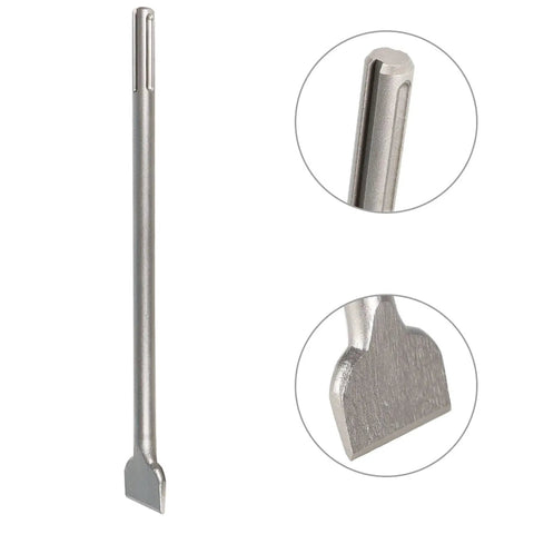 Beefy 16 Inch Heavy Duty Rotary Hammer Chisel Set, Flat chisel, heat treated steel, polished surface reduces friction, ergonomic design