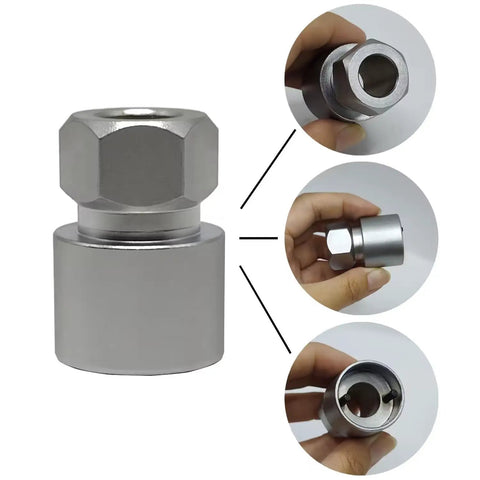 8Pcs Wheel Stud Thread Restorer Kit M12 And M14 Size Set for Mercedes Benz BMW Volvo VW with reverse action chaser