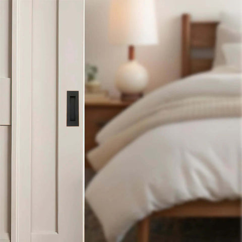 Oil Rubbed Bronze 4.72 Inch Recessed Finger Flush Door Pulls For Pocket Sliding Closet And Barn Doors Premium Stainless Steel