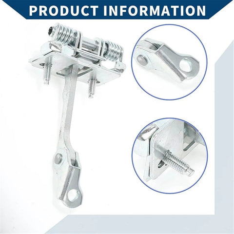 Door Check Strap For Master Mk2 Front Car Door Hinges Heavy Duty Wear Resistant Metal With Multi Level Door Limiter and Adjustable Opening Angles