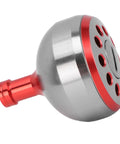 Upgrade Your Sea Fishing Game With This Premium Red Aluminum Alloy Power Knob Featuring Anti Slip Grip And 38mm Ergonomic Design For Sad Baitcasting Reels To Dominate Saltwater Adventures Today red aluminum alloy 38mm fishing reel power knob