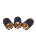 Three Two Pack 420114 Retaining Cap For PMX 30XP Plasma Cutting Torch Consumables shown from side angle
