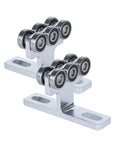 Electric Hoist Roller Trolley For Strut Channel Stainless Steel Beefy 6 Wheel Assembly With Mounting Screws Included