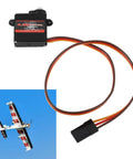 High Torque Rc Servo Motor With Heavy Duty Metal Gears Runs Like A Charm And Lightweight Body for RC planes with connector.