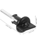 Replacement Tire Bolt And Hold Down Clamp For Car Wheels Durable Steel Retainer Versatile Tire Bolt Accessory With Easy Install Fitment For Vehicles Secure Wheel Fastener For Car Truck SUV shown with dimensions.