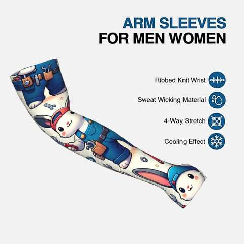 Pro Level Cooling Arm Sleeves With Thumb Tabs, Super Chill Breathable Seamless UV Shield Gear For Hiking Cycling Trail Runs Gym Sessions And Daily Grind Unisex Pair