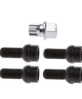 Heavy Duty Alloy Wheel Nuts Compatible With Audi A4 A6 A8 TT Locking Lug Bolt Screws Kit For OE 8D0601139F Strong And Secure Hold, set of 5
