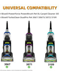 Replacement Belt Set For PowerForce PowerBrush Pet XL 3071 And TurboClean DualPro Pet 3067 30673 3072 3109 Carpet Cleaner models