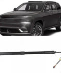 Heavy Duty Electric Tailgate Gas Struts For Jeep Cherokee 2015 2016 2017 2018 2019 next to a Jeep Cherokee SUV.