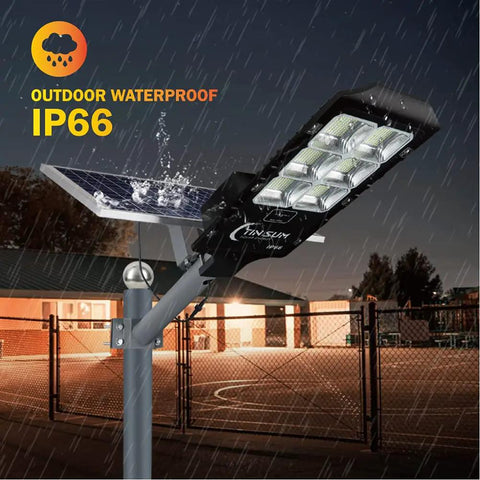 600W Solar Flood Light Mega Bright For Outdoors With 30000 Lumens Dusk To Dawn Motion Sensor IP66 Waterproof LED