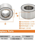 Front Wheel Hub Bearing Replacement 510063 Fits Lexus ES300h ES350 RX350 RX400h Highlander Camry Avalon specifications