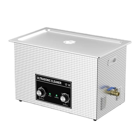 Hassle Free Ultrasonic Cleaner With Sleek Led Touch Panels Adjustable Timer And Built In Heater Stainless Steel Tank for quick cleaning.