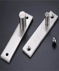 Sleek Hidden Pivot Hinge For Wooden Doors Rotating Multi Angle Pivot Shaft With Concealed Hardware Stainless Steel Build