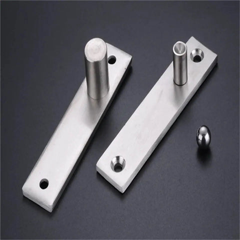 Sleek Hidden Pivot Hinge For Wooden Doors Rotating Multi Angle Pivot Shaft With Concealed Hardware Stainless Steel Build