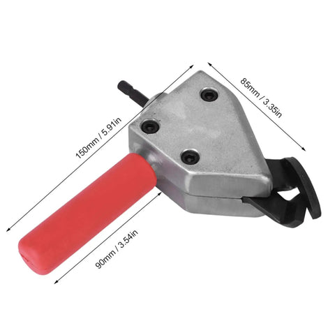 Heavy Duty Metal Sheet Cutter Head For Electric Drill, 150mm long, designed for cutting iron, steel, aluminum, and stainless.
