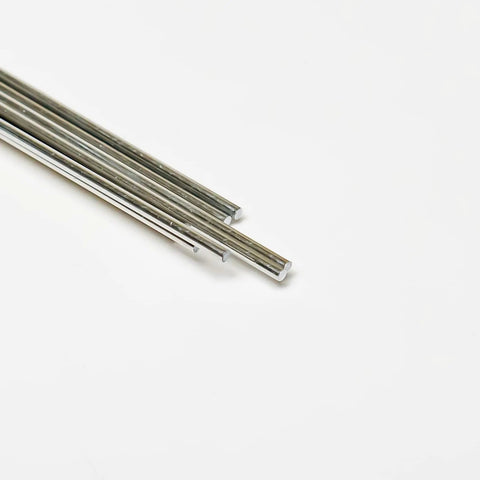 Aluminum Repair And Joining Solder Rods 18 Inch 10 Pack for fittings, castings, tubing, and coils alloy sol brazing rods shown on white background
