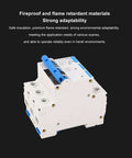 Three Pole Miniature Circuit Breaker 400V 80A Din Rail Mount for Home Office Protection Safe Electrical Isolation Plug and Play Easy Install HL30-125 Today, shown in close-up