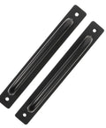 Sturdy Aluminum Alloy Door Handles Set Of 2 In Black With 128mm Hole Spacing No Fuss Easy Install For Sliding Barn Doors Kitchen And Bathroom Hardware For Durable Daily Use