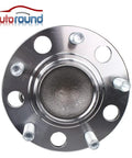 Top view of Rear Wheel Bearing And Hub Assembly For Jeep Compass Patriot 2007 To 2017 Chrysler 200 2011 To 2014 Sebring 5 Lug With ABS