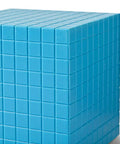 Blue Base Ten Blocks Classroom Set For Math Practice, Hands On Place Value Cubes For Kids, Counting Cubes For Kindergarten And Beyond