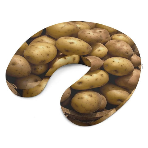 Garden Potatoes Travel Pillow Memory Foam Neck Pillow U Shape For Planes Trains And Cars Relieve Fatigue Portable Napping