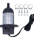 Rugged Self Circulating Engine Water Jacket Heater Designed To Beat The Freeze And Deliver Smooth Cold Weather Starts With Zero Hassle Plug And Go Convenience At One Twenty Volts with installation kit including clamps and hardware.