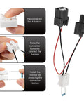 VCM Control Module Wiring Harness Plug Kit With Four Resistors For 3.5L V6 Engines Includes 68 Ohm 82 Ohm 100 Ohm And 120 Ohm