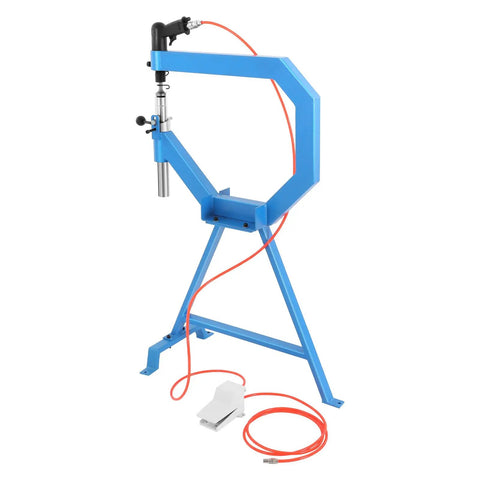 Heavy Duty Pneumatic Planishing Hammer Savage Powerhouse With Cast Iron Stand And Foot Pedal For Quick Sheet Metal Beating And Pro Blacksmith Tasks That Hit Hard And Stay Locked In Tight