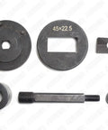 Hydraulic Knockout Punch And Die Set For One Thirty Second DIN Size Forty Five By Twenty Two Point Five mm With Threaded Die components