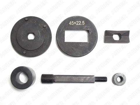 Hydraulic Knockout Punch And Die Set For One Thirty Second DIN Size Forty Five By Twenty Two Point Five mm With Threaded Die components