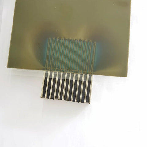 4x6 Inch Magnetic Field Viewing Film With Green Visual Aid displaying flux patterns, ideal for physics education and demonstrations.